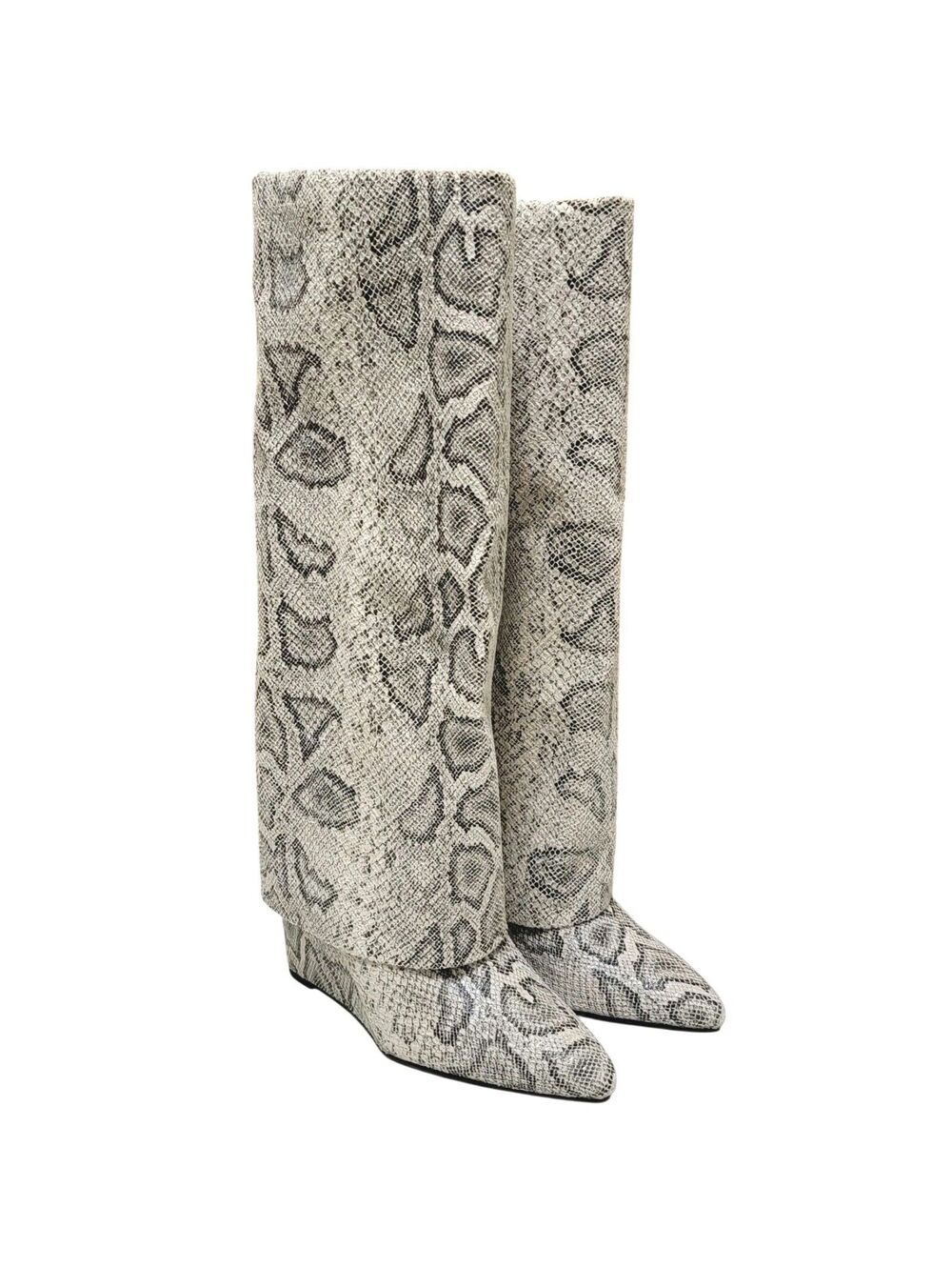 Madden Girl Evander fold-over cuffed knee-high wedge Boot Sz 5